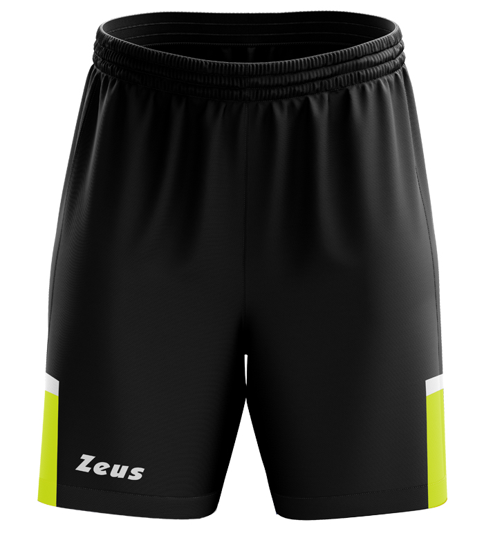 Волейбольные шорты мужские Zeus BERMUDA VESUVIO Черный/Светло-желтый